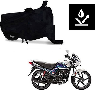 saanvi Two Wheeler Cover for Hero(Passion Pro TR, Black)