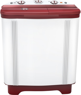 White Westinghouse (Trademark by Electrolux) 6.5 kg Semi Automatic Top Load White, Maroon