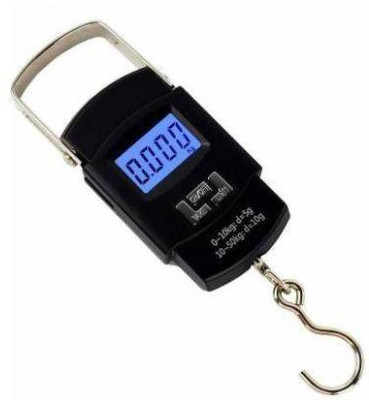 SBTs Hook Type Digital Led Screen Portable Luggage Weighing Scale Weighing Scale (Black) Weighing Scale(Black)