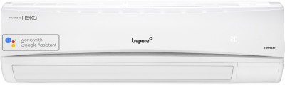 View Livpure 1 Ton 3 Star Split Inverter Smart AC with Wi-fi Connect  - White(HKS-IN12K3S19A, Copper Condenser)  Price Online