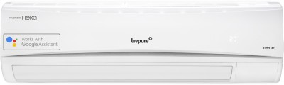 View Livpure 1.5 Ton 3 Star Split Inverter Smart AC with Wi-fi Connect  - White(HKS-IN18K3S19A, Copper Condenser)  Price Online
