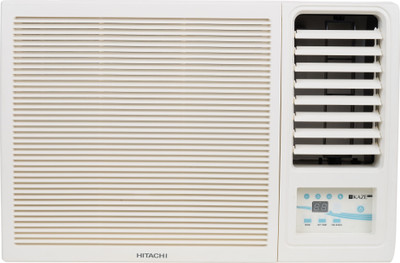 Hitachi 1 Ton 5 Star Window AC  - White(RAW511HEDO, Copper Condenser)   Air Conditioner  (Hitachi)