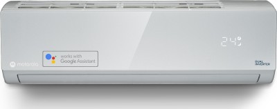 MOTOROLA 1.5 Ton 5 Star Split Dual Inverter Smart AC with Wi-fi Connect  - Silver(MOTO155SIASMT, Copper Condenser)   Air Conditioner  (MOTOROLA)