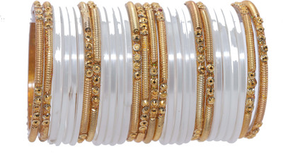 Shubhlaxmi Glass Bangle Set(Pack of 28)
