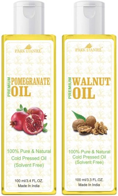 PARK DANIEL Pomegranate Oil & Walnut Oil Combo Pack Of 2 bottle of 100 ml(200 ml)(200 ml)