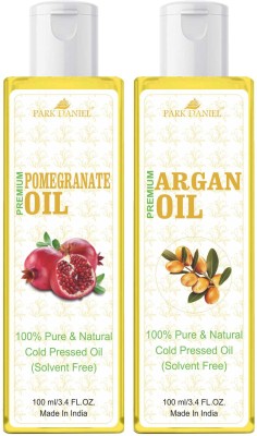 PARK DANIEL Pomegranate Oil & Argan Oil Combo Pack Of 2 bottle of 100 ml(200 ml)(200 ml)