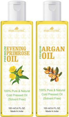 PARK DANIEL Evening Primrose Oil & Argan Oil Combo Pack Of 2 bottle of 100 ml(200 ml)(200 ml)