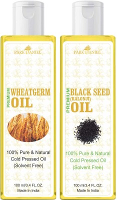 PARK DANIEL Wheatgerm Oil & Blackseed Oil Combo Pack Of 2 bottle of 100 ml(200 ml)(200 ml)