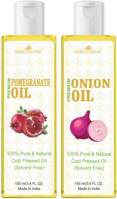 PARK DANIEL Pomegranate Oil & Onion Oil Combo Pack Of 2 bottle of 100 ml(200 ml)(200 ml)