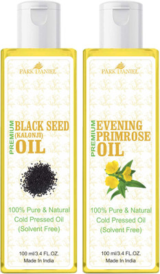PARK DANIEL Blackseed Oil & Evening Primrose Oil Combo Pack Of 2 bottle of 100 ml(200 ml)(200 ml)