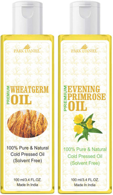 PARK DANIEL Wheatgerm Oil & Evening Primrose Oil Combo Pack Of 2 bottle of 100 ml(200 ml)(200 ml)