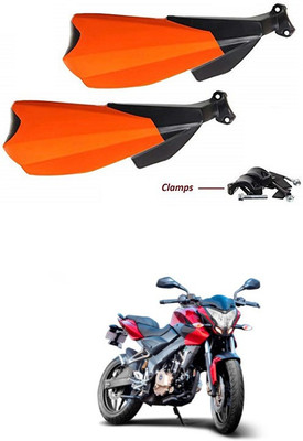 XZRTZ Hand Palm Protector Wind Deflector Unbreakable Handguard BIKE HAND PROTECTOR ORANGE A127 Handlebar Hand Guard(Bajaj)