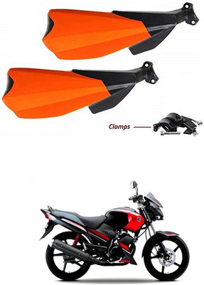 PRTEK Hand Palm Protector Wind Deflector Unbreakable Handguard BIKE HAND PROTECTOR ORANGE A81 Handlebar Hand Guard(Suzuki)