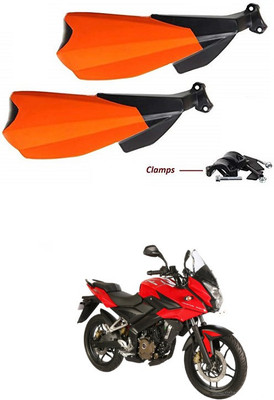 XZRTZ Hand Palm Protector Wind Deflector Unbreakable Handguard BIKE HAND PROTECTOR ORANGE A126 Handlebar Hand Guard(Bajaj)