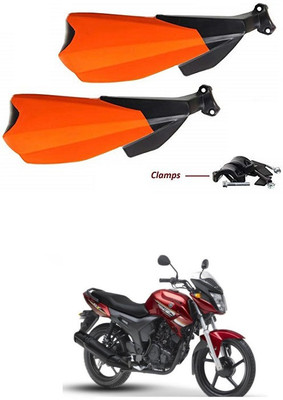 XZRTZ Hand Palm Protector Wind Deflector Unbreakable Handguard BIKE HAND PROTECTOR ORANGE A161 Handlebar Hand Guard(Yamaha)