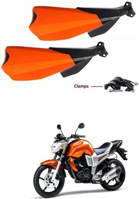 PRTEK Hand Palm Protector Wind Deflector Unbreakable Handguard BIKE HAND PROTECTOR ORANGE CA77 Handlebar Hand Guard(Yamaha)