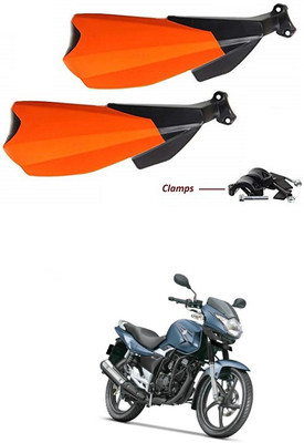 PRTEK Hand Palm Protector Wind Deflector Unbreakable Handguard BIKE HAND PROTECTOR ORANGE CA83 Handlebar Hand Guard(Suzuki)