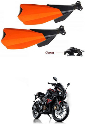 PRTEK Hand Palm Protector Wind Deflector Unbreakable Handguard BIKE HAND PROTECTOR ORANGE CA129 Handlebar Hand Guard(Bajaj)