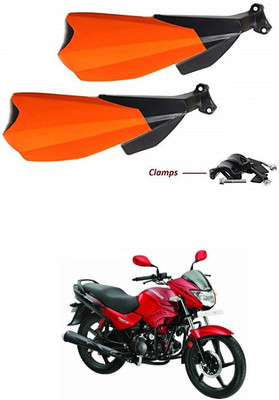 PRTEK Hand Palm Protector Wind Deflector Unbreakable Handguard BIKE HAND PROTECTOR ORANGE A82 Handlebar Hand Guard(Suzuki)
