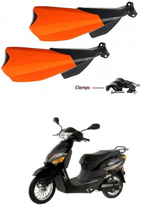 PRTEK Hand Palm Protector Wind Deflector Unbreakable Handguard BIKE HAND PROTECTOR ORANGE CA64 Handlebar Hand Guard(Hero)