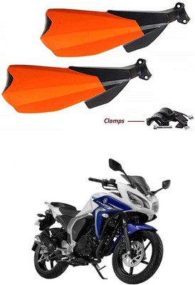 XZRTZ Hand Palm Protector Wind Deflector Unbreakable Handguard BIKE HAND PROTECTOR ORANGE A71 Handlebar Hand Guard(Yamaha)
