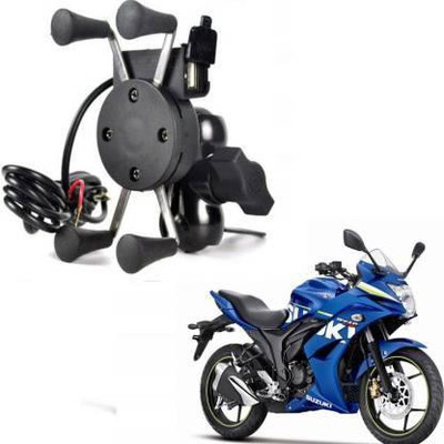 Getsocio Bike Mobile Charger Bike Mobile Holder(Black)