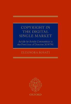 Copyright in the Digital Single Market(English, Hardcover, Rosati Eleonora)