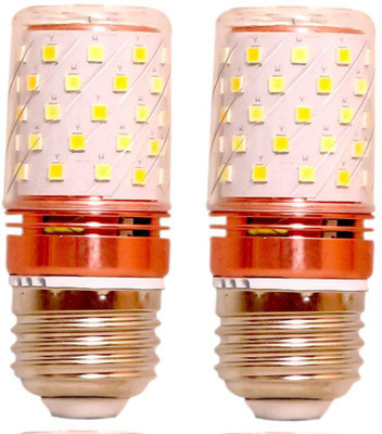 GAUVIK 12 W Basic Standard E27 Incandescent Bulb(Yellow, Pack of 2)