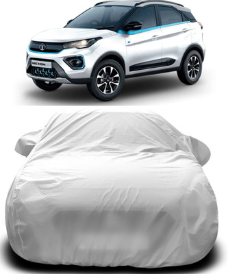 APNEK Car Cover For Tata Nexon (With Mirror Pockets)(Silver)