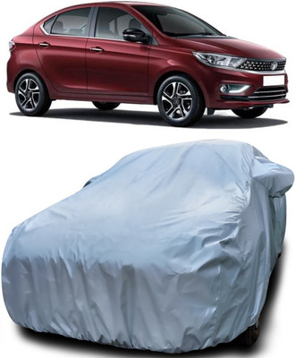 NUMBOR ONE Car Cover For Tata Tigor (With Mirror Pockets)(Silver)
