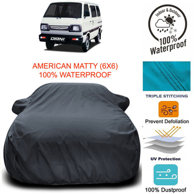 APNEK Car Cover For Maruti Suzuki Omni (With Mirror Pockets)(Grey)