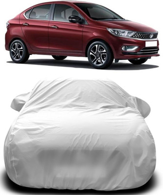 NUMBOR ONE Car Cover For Tata Tigor (With Mirror Pockets)(Silver)