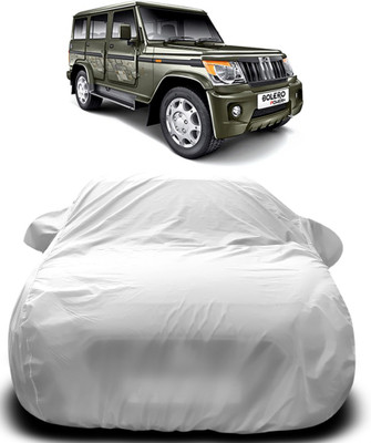 Gavya Car Cover For Mahindra Bolero (With Mirror Pockets)(Silver)