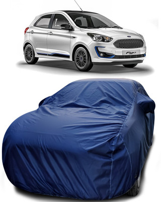 APNEK Car Cover For Ford Figo (With Mirror Pockets)(Blue)