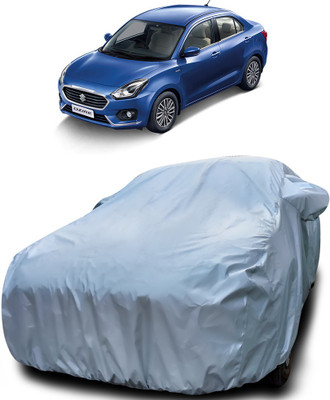 Elegance Car Cover For Maruti Suzuki Swift Dzire (With Mirror Pockets)(Silver)