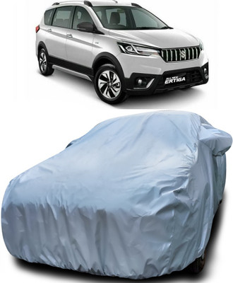 APNEK Car Cover For Maruti Suzuki Ertiga (With Mirror Pockets)(Silver)