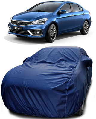NUMBOR ONE Car Cover For Maruti Suzuki Ciaz (With Mirror Pockets)(Blue)