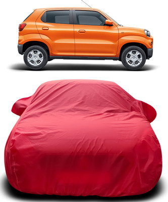 APNEK Car Cover For Maruti Suzuki S-Presso (With Mirror Pockets)(Red)