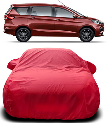 NUMBOR ONE Car Cover For Maruti Suzuki Ertiga (With Mirror Pockets)(Red)