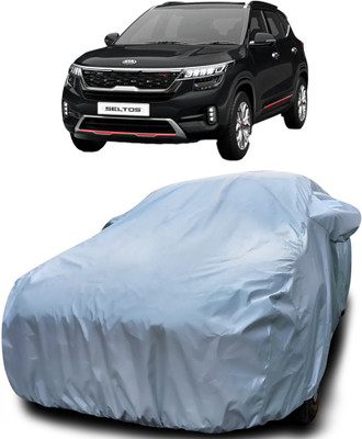 ProRox Car Cover For Kia SELTOS (With Mirror Pockets)(Silver)