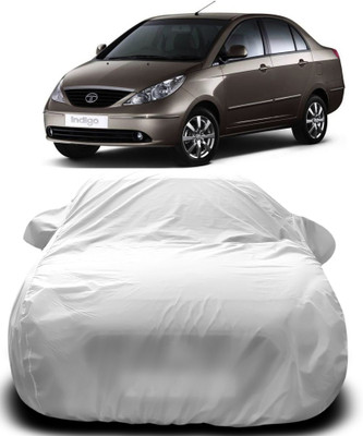 Elegance Car Cover For Tata Indigo CS (With Mirror Pockets)(Silver)