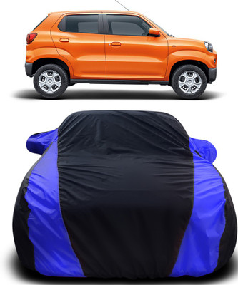 ProRox Car Cover For Maruti Suzuki S-Presso (With Mirror Pockets)(Black, Blue)