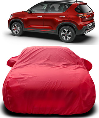 ProRox Car Cover For Kia Sonet (With Mirror Pockets)(Red)