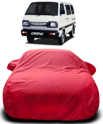 APNEK Car Cover For Maruti Suzuki Omni (With Mirror Pockets)(Red)
