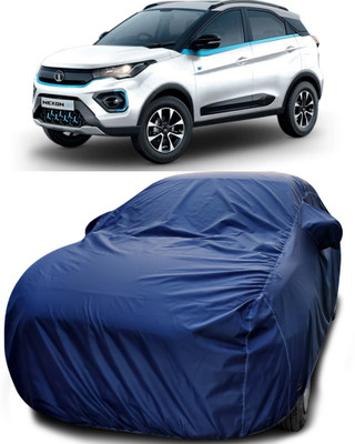 APNEK Car Cover For Tata Nexon (With Mirror Pockets)(Blue)