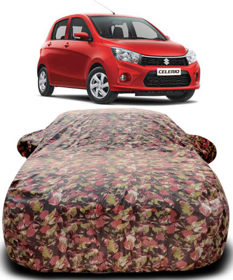 Elegance Car Cover For Maruti Suzuki Celerio (With Mirror Pockets)(Multicolor)