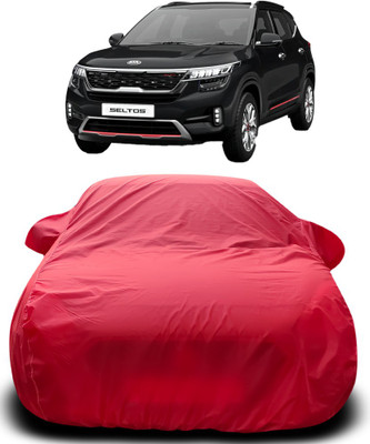 ProRox Car Cover For Kia SELTOS (With Mirror Pockets)(Red)