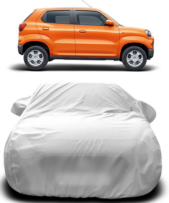 NUMBOR ONE Car Cover For Maruti Suzuki S-Presso (With Mirror Pockets)(Silver)