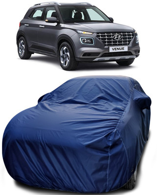 Yuniek Car Cover For Hyundai Venue (With Mirror Pockets)(Blue)