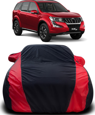 APNEK Car Cover For Mahindra XUV 500 (With Mirror Pockets)(Black, Red)